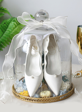 藏婚鞋玻璃婚鞋罩套圈游戏