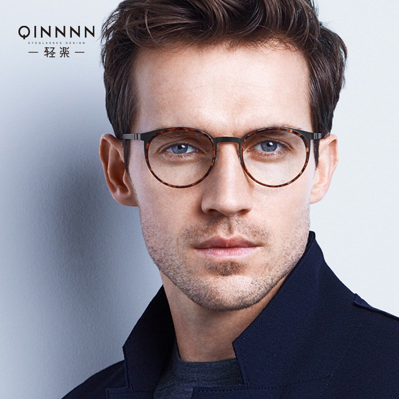 姜文同款玳瑁色眼镜框男款可配有度数近视眼镜女