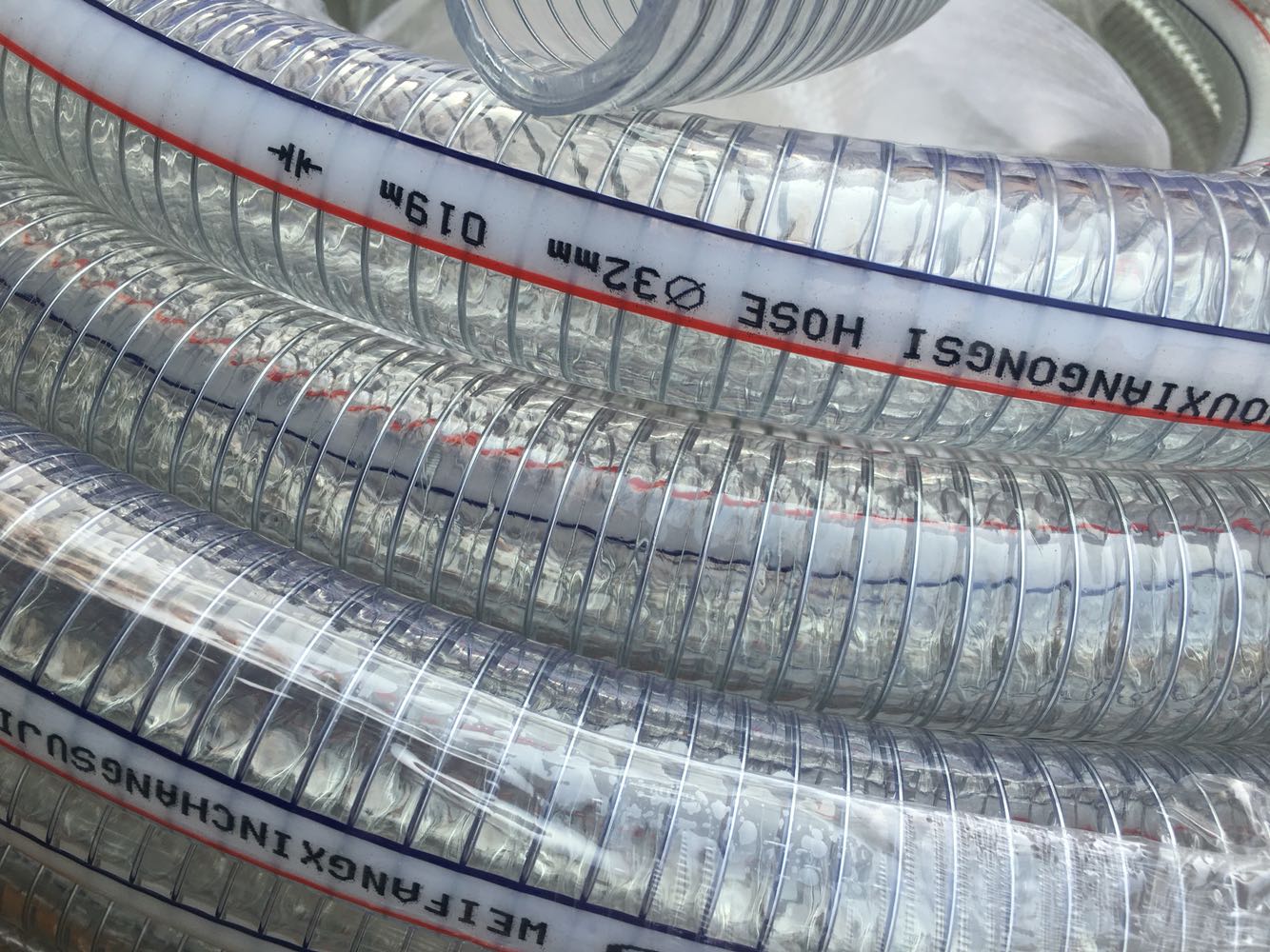 钢丝水管管塑料钢丝管透明钢丝管19 25 32 3850钢丝螺旋增强管-图2