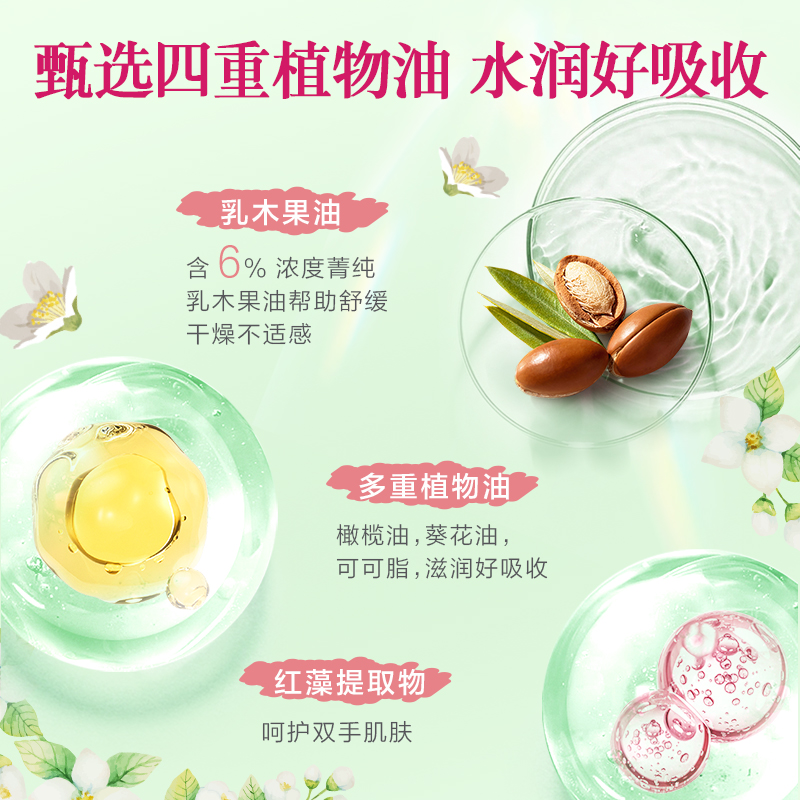 【曼秀雷敦】花语舒缓草木护手霜润唇膏滋润补水礼盒保湿2盒冬季 - 图2