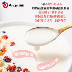 安琪百钻酸奶发酵菌10菌型双歧杆菌益生菌粉家用乳酸菌种发酵剂8g