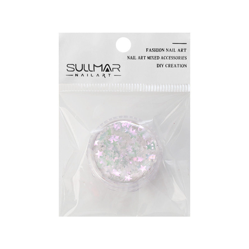 美甲亮片不规则偏光人鱼亮片细闪粉粗细混合蝴蝶星星亮片指甲饰品,淘宝优惠券,粉丝福利购,淘宝优惠卷