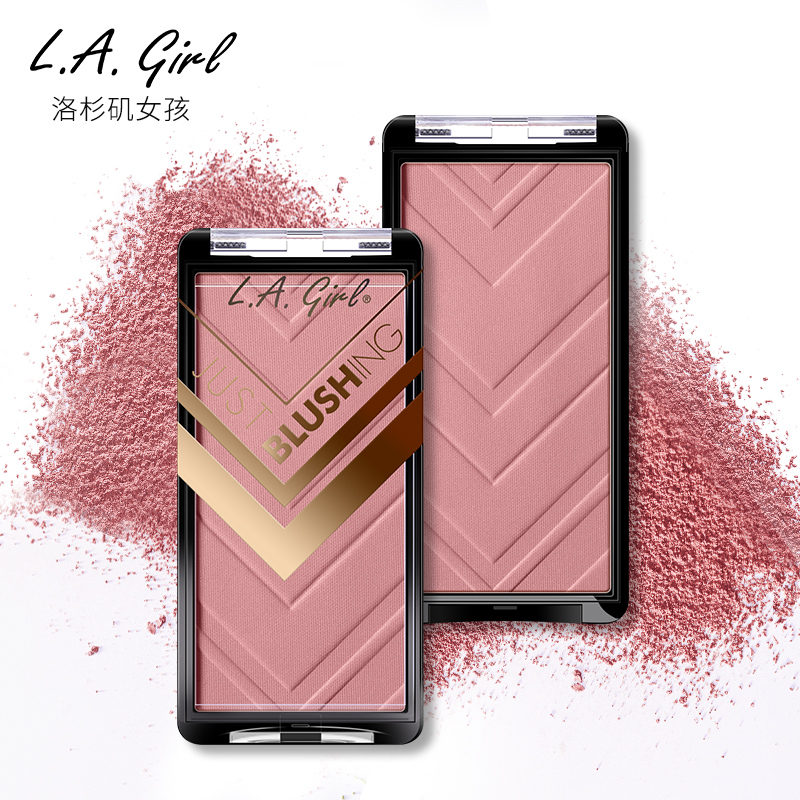 L.A. GIRL洛杉矶女孩 JUST BLUSHING POWDER 单色腮红-海淘便利屋