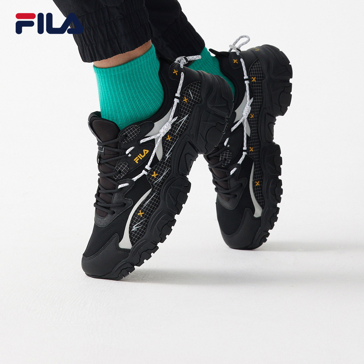 fila x pepe shimada斐乐官方猫爪鞋男鞋老爹鞋舒适潮流运动鞋