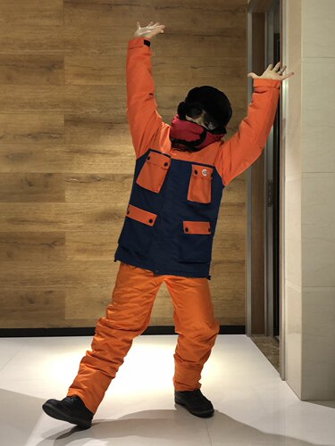 外贸原单 儿童滑雪服 加厚保暖滑雪衣服套装两件套冲锋衣棉服男童 - 图0
