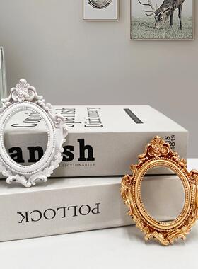 欧式跨境DIY壳小相框吧唧谷美展示框娃娃屋场景微缩模型配件