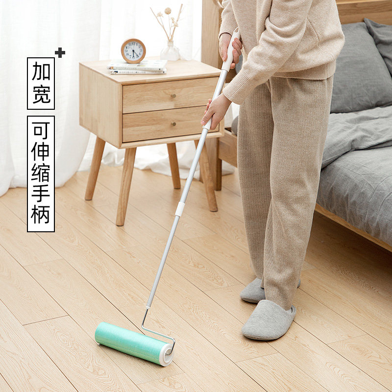 日本进口nitto地板粘粘毛器可替换加长可撕式地毯除尘清洁滚筒粘,淘宝优惠券,粉丝福利购,淘宝优惠卷