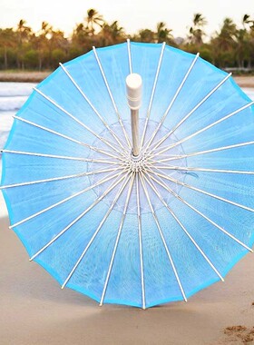 古装江南风格渐变油绸布伞70cm