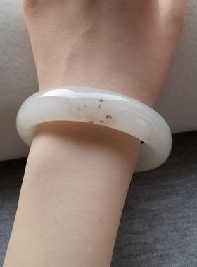 202660圈 千元以下专场 和田玉白玉碧玉糖玉烟紫晴水黄口籽料手镯