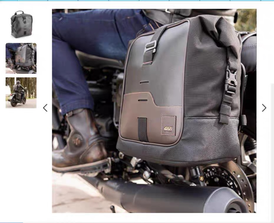 GIVI IPX5防水边包拿铁幼兽CC110哈雷Guzzi凯旋CM500 CL500 CL300-图2