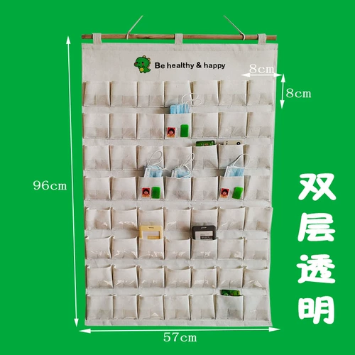 Двухэтажная сумка для хранения, фотография, медицинская маска, коробочка для хранения, можно стирать, банковская карта