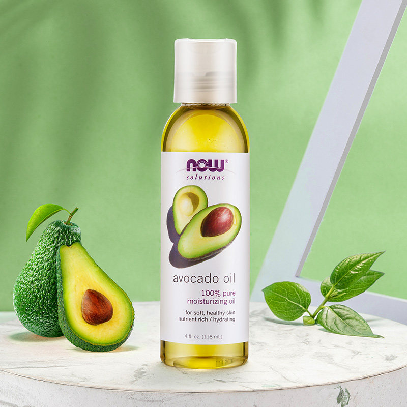 now牛油果精油s皮颈纹皴裂鳄梨油 now诺奥基底精油