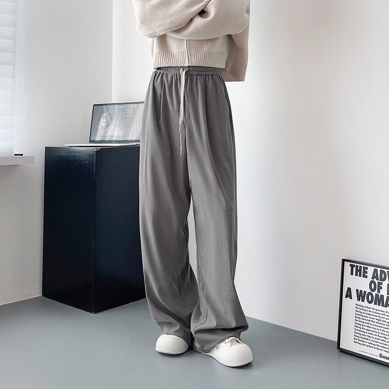 灯芯绒阔腿裤女冬季大码胖mm宽松显瘦加绒休闲裤抽绳仿羊绒拖地裤,淘宝优惠券,粉丝福利购,淘宝优惠卷