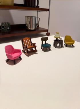 小椅子摆件桌面摆件解压客厅装饰品摆件2025新款高级感小众创意