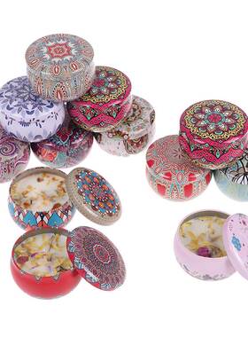 4pcs Soy Wax Scented Candles Ethnic Style Fragrance Candles