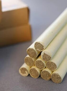 秦芝艾五年陈黄金艾绒艾条艾柱纯艾条艾柱条家用宫熏