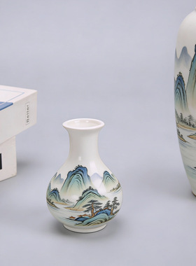 陶瓷品手工艺术素胚DIY花瓶白胚 彩绘儿童陶艺幼儿园涂画创意摆件