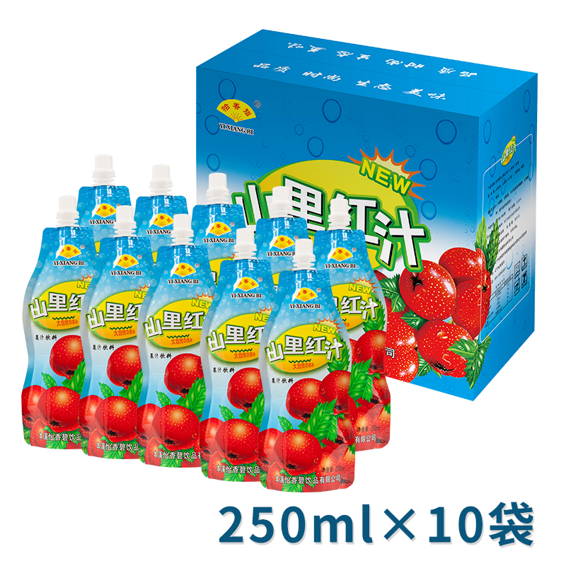 休闲代餐山楂汁250ml*10