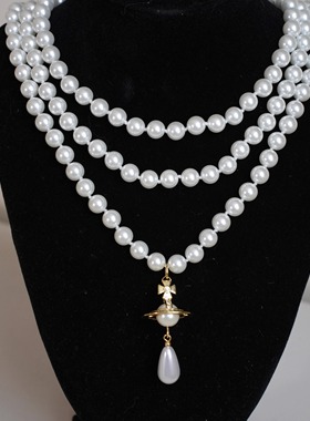 「薇薇安」西太后多层珍珠项链