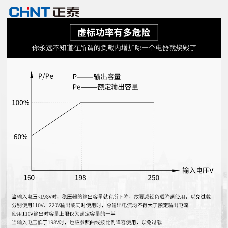 正泰稳压器220v全自动家用大功率工业单相交流电压稳定器5000W10K