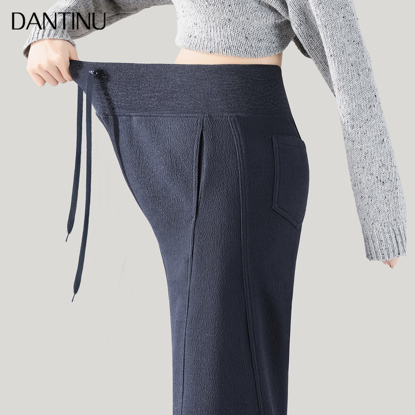 Maternity pants 2025 new autumn and winter plus velvet and thickening