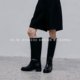 Large round toe sleeves, simple no-knee boots for women