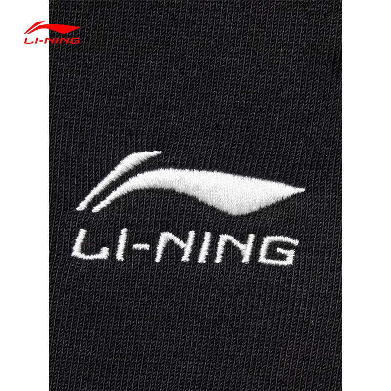 LI-NING/李宁运动生活系列卫裤透气舒适印花束脚运动休闲裤女小童 - 图3