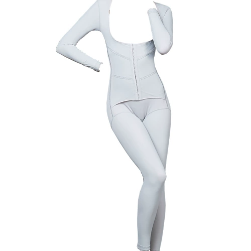 Корректирующее белье на все тело, лонгслив, штаны, нижнее белье, послеродовой бондаж, утягивающий пояс на талию, длинное белье для коррекции формы бедер