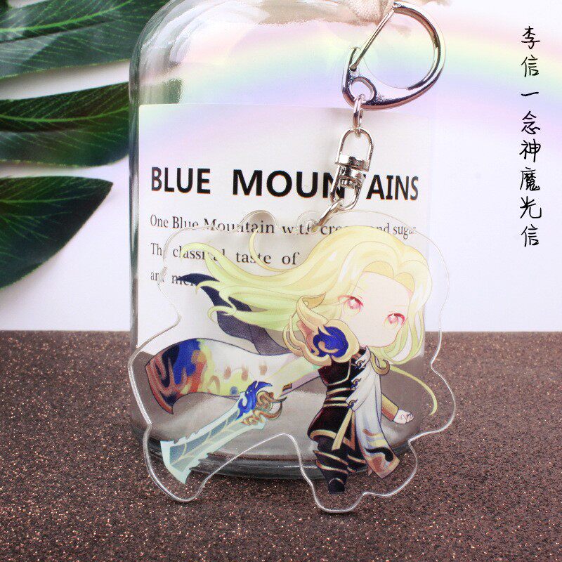 王者荣耀挂件王者荣耀周边挂件曜 镜 李信孙膑元歌马可波罗双面钥匙扣小挂饰