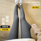 Leggings ກະທູ້ແນວຕັ້ງສີເທົາບາງໆພາກຮຽນ spring ແລະ summer ຂອງແມ່ຍິງ