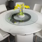 Столовый стол Электрический поворотный стол обеденный стол