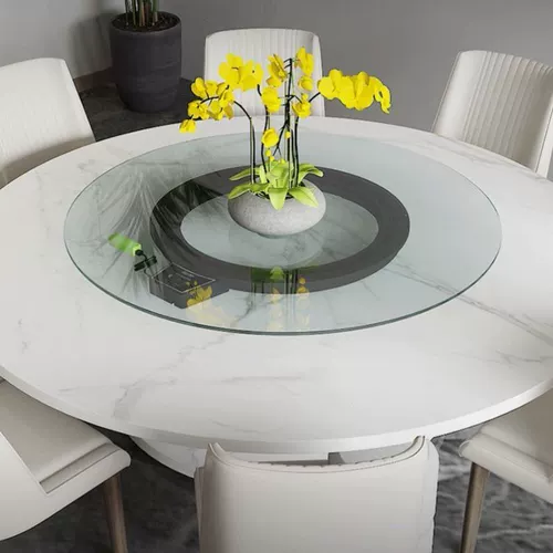 Столовый стол Электрический поворотный стол обеденный стол