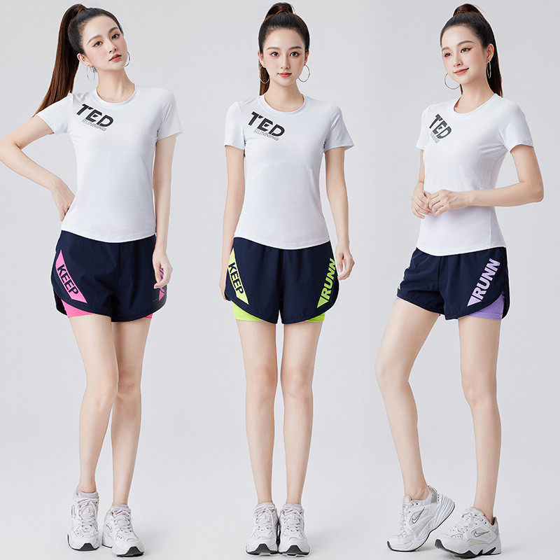 夏季新款广场舞套装女士速干透气运动服中老年团体健身跳操服,淘宝优惠券,粉丝福利购,淘宝优惠卷