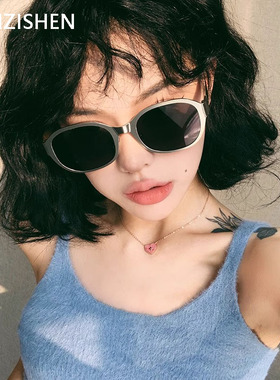 LANZISHEN墨镜女金属质感太阳镜