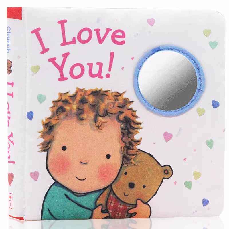 进口英文原版正版 I Love You Cloth Book 我爱你的晚安系列 作者 Caroline Jayne Church 睡前故事玩具书 幼儿趣味绘本玩具游戏书