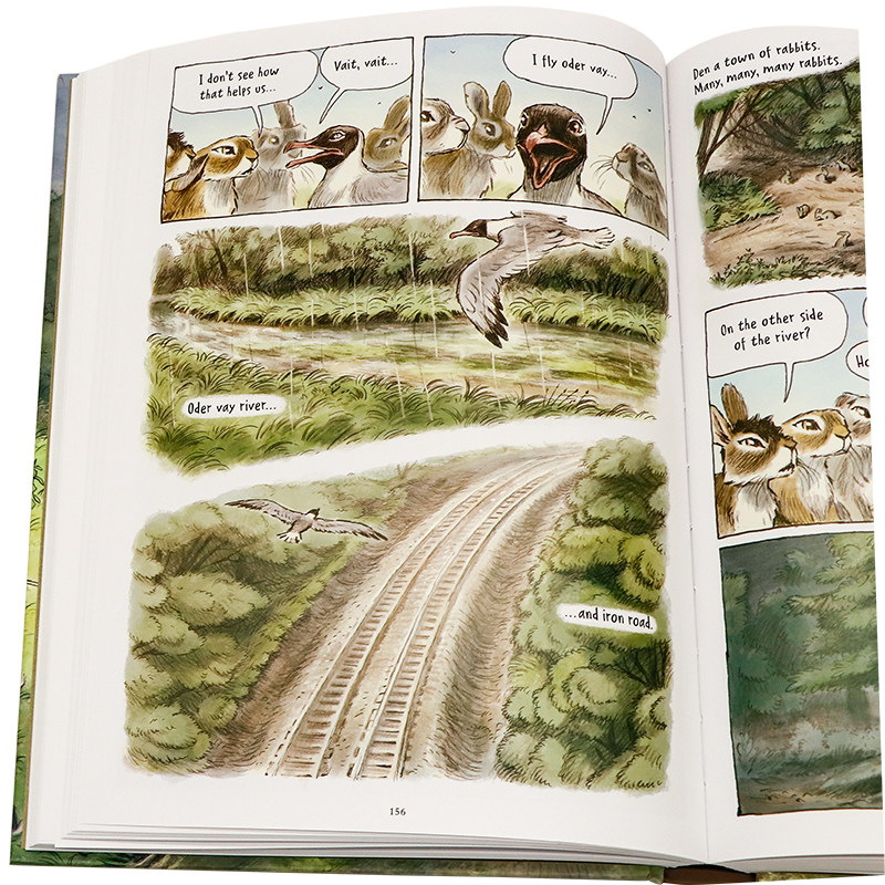 2024年艾斯纳奖漫画章节书兔子共和国英文原版 Watership Down The Graphic Novel 儿童图画小说漫画故事书 进口童书 9岁以上 精装,淘宝优惠券,粉丝福利购,淘宝优惠卷