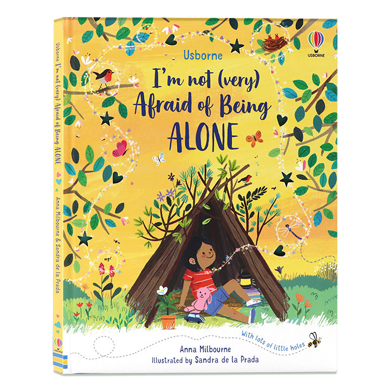 Usborne 并不是非常害怕独处 英文原版 I'm Not (Very) Afraid of Being Alone情商管理 低幼故事绘本 精装 帮助孩子战胜独处恐惧