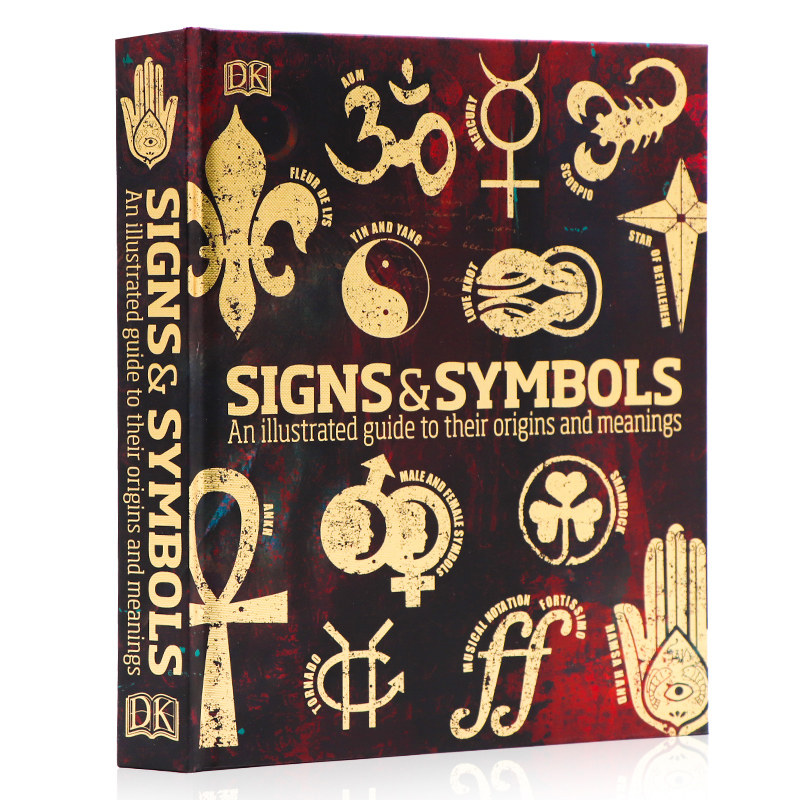 DK百科全书2册符号与象征神话与传说英文原版Signs and Symbols/Signs and Symbols经典神话宗教符号含义图解秘密语言指南科普读物