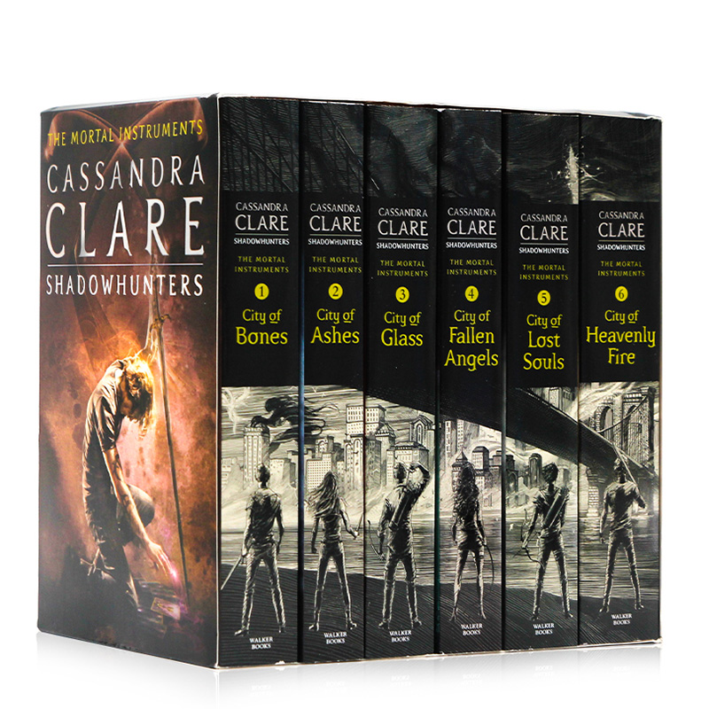 圣杯神器6册盒装 The Mortal Instruments Complete Collection 6 books 进口英文原版正版 骸骨之城系列小说 奇幻 恐怖 悬疑 小说 - 图3