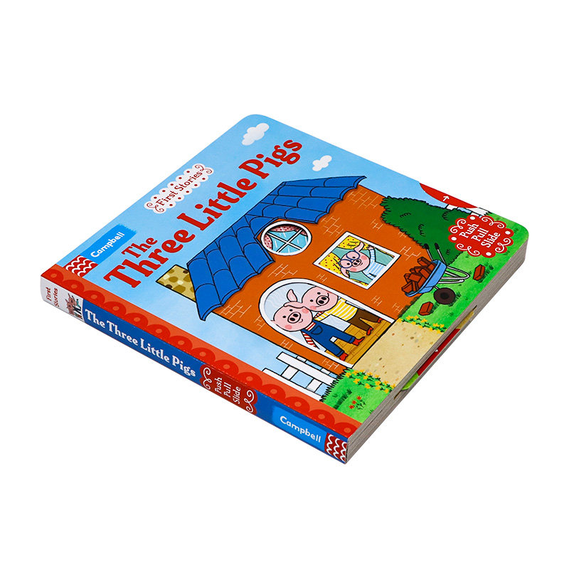 进口英文原版正版 The Three Little Pigs三只小猪儿童启蒙故事绘本机关操作活动纸板玩具书亲子阅读First Stories Busy系列童话篇,淘宝优惠券,粉丝福利购,淘宝优惠卷