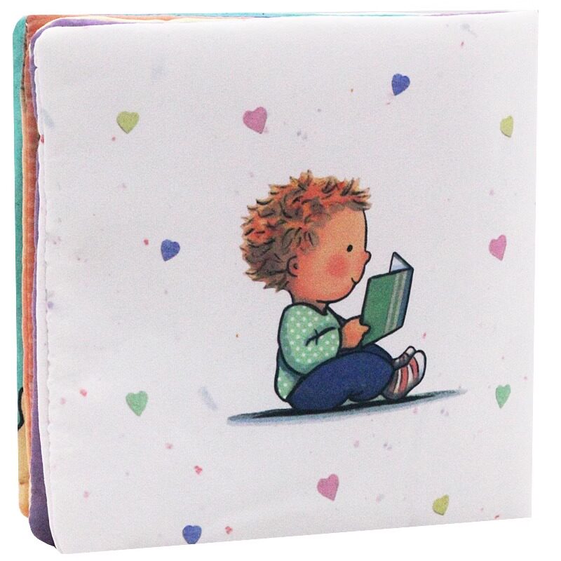 进口英文原版正版 I Love You Cloth Book 我爱你的晚安系列 作者 Caroline Jayne Church 睡前故事玩具书 幼儿趣味绘本玩具游戏书