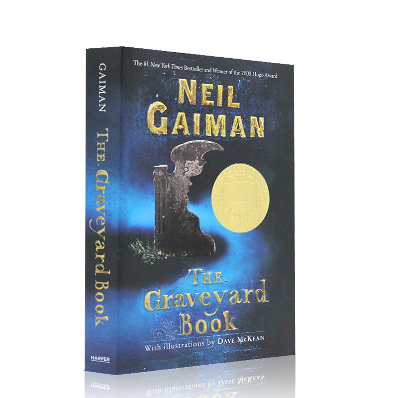 进口英文原版正版  The Graveyard Book 坟场之书 Neil Gaiman 尼尔盖曼 纽伯瑞金奖 儿童英文原版书籍文学小说 - 图3