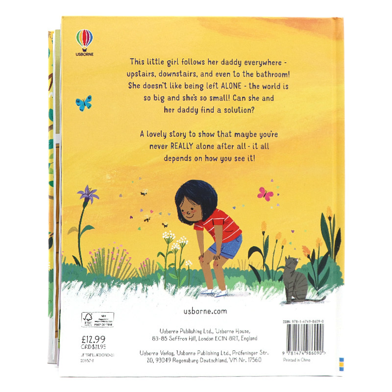 Usborne 并不是非常害怕独处 英文原版 I'm Not (Very) Afraid of Being Alone情商管理 低幼故事绘本 精装 帮助孩子战胜独处恐惧