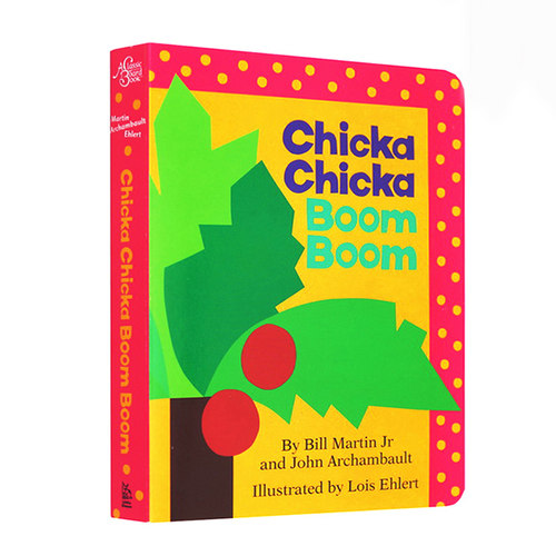 英文原版绘本 Chicka Chicka Boom Boom 叽喀叽喀碰碰 廖彩杏有声书单 幼儿启蒙早教字母纸板书 凯迪克大奖绘本 Lois Ehlert - 图3