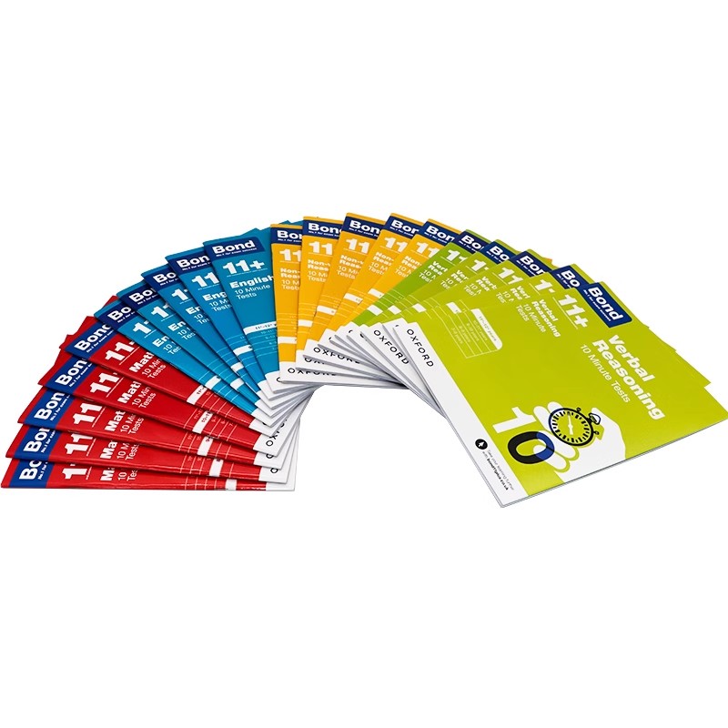 英文原版牛津邦德 Bond 11+ 10 Minute Tests系列 10分钟测试卷 数学英语语言非语言推理Non-verbal Reasoning 小学教辅 含答案 - 图0