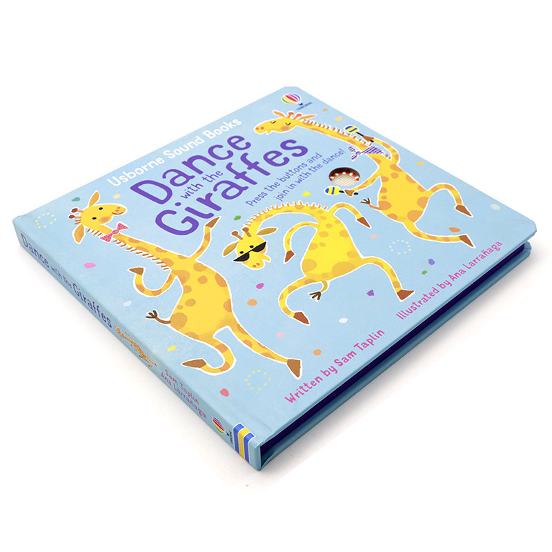 Usborne 与长颈鹿共舞 英文原版绘本 Dance with the Giraffes 精装纸板触摸发声书儿童早教启蒙英语读物故事亲子共读Sam Taplin