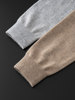 Pure cashmere half turtleneck men's thickened autumn and winter base shirt
