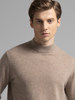 Pure cashmere half turtleneck men's thickened autumn and winter base shirt