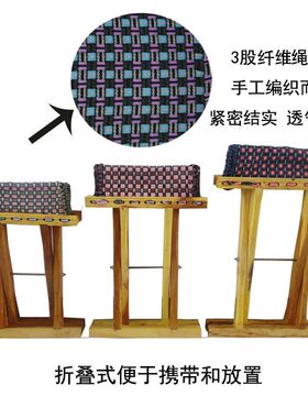 山东枣木大料加厚马扎实小子折叠