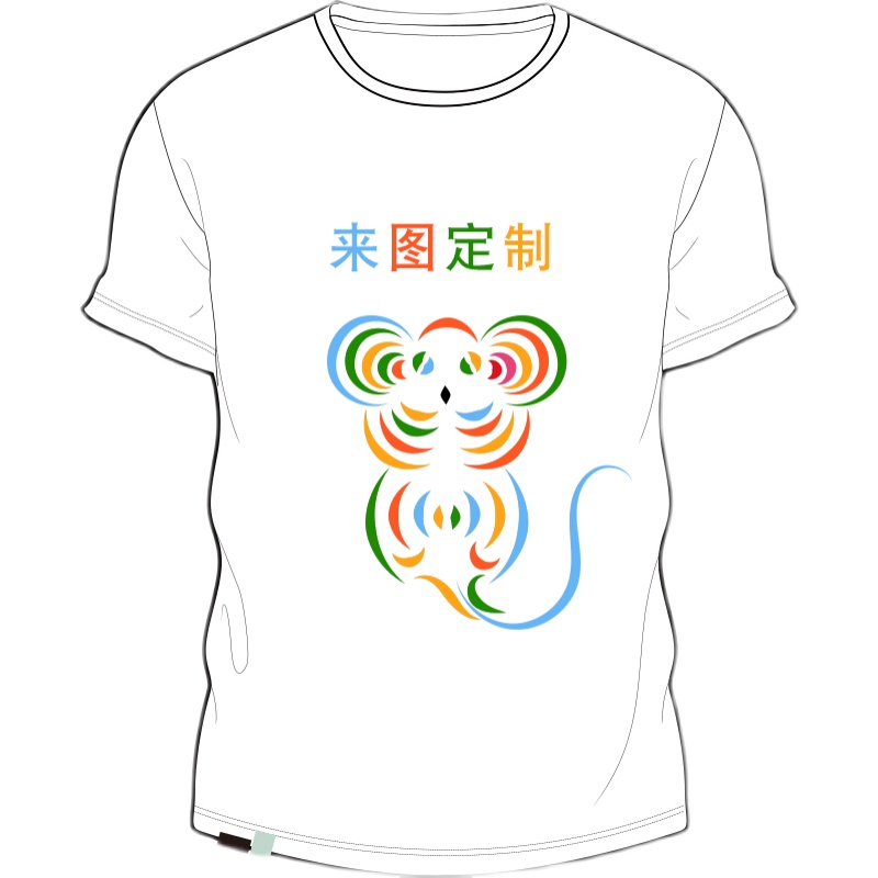 烫画贴定制柯式白墨热转印贴定做衣服装设计个性图案公司logo印花 - 图3